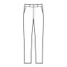 Pantalone Seattle Nero ISACCO