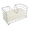 Cesto Asciugamani Cromato Acciaio 23x12,5x12,5 cm GARCIA DE POU