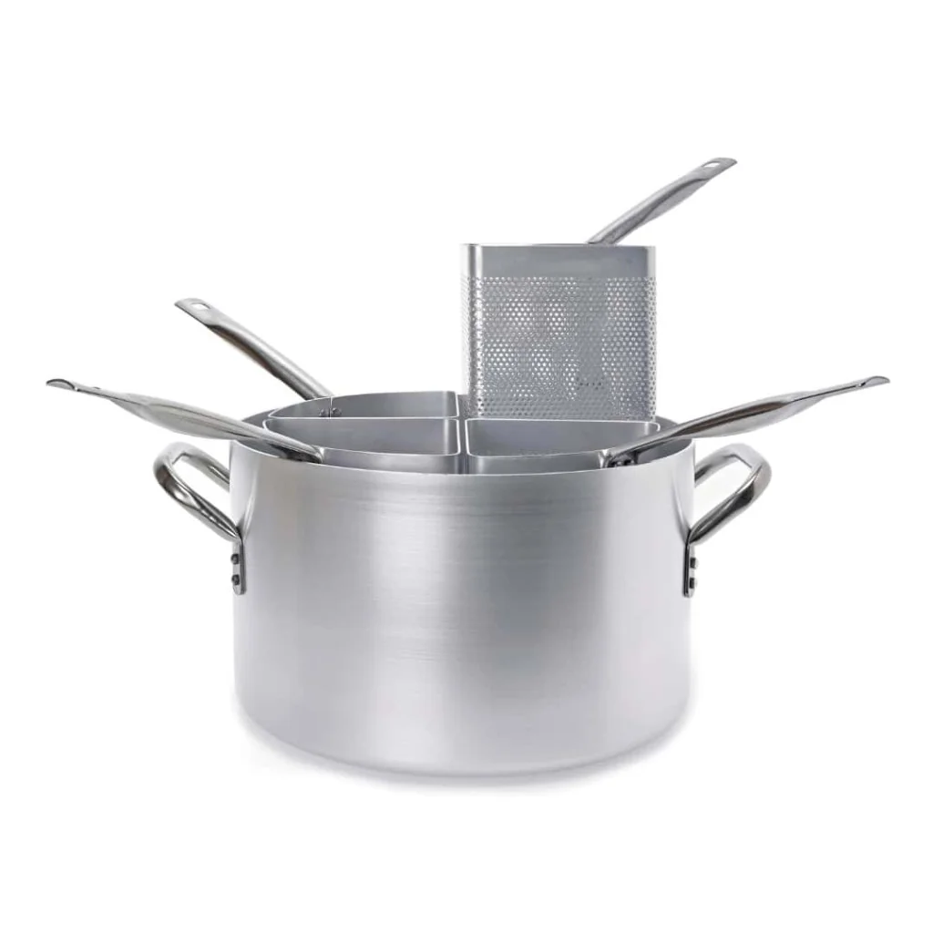 Cuocipasta Alluminio Alto con 4 Spicchi Ø 40 cm H. 25 cm Ballarini