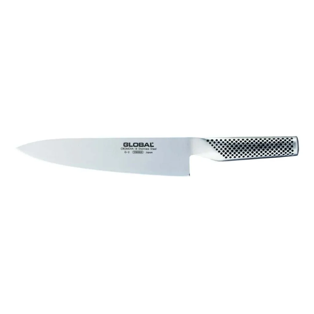 Set Starter Coltello Cuoco e Affilacoltelli Grigio GLOBAL