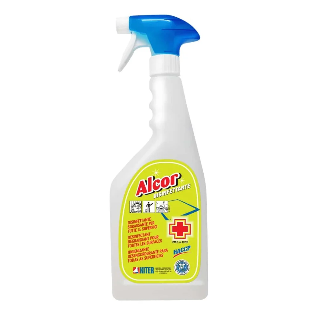 Detergente Sgrassatore Alcor 750 ml Fungicida e Battericida Kiter