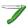 Coltello Tavola Ondulato Pieghevole Verde Swiss Classic