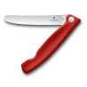Coltello Tavola Liscio Pieghevole Rosso Swiss Classic VICTORINOX