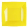 Piatti Dessert Nice Giallo Limone 18x18 cm 8pz GOLD PLAST