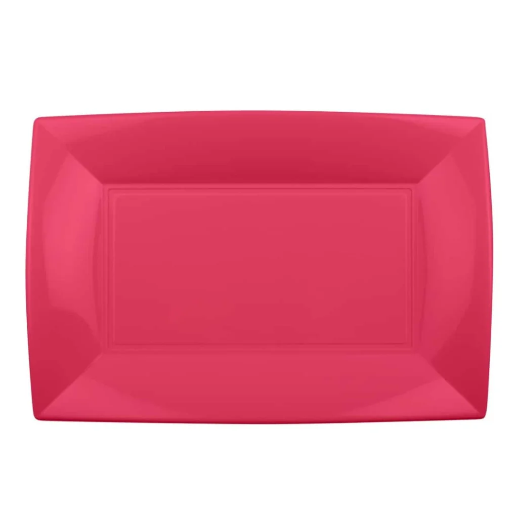 Piatti Rettangolari Nice Coral 28x19 cm 8 pz GOLD PLAST