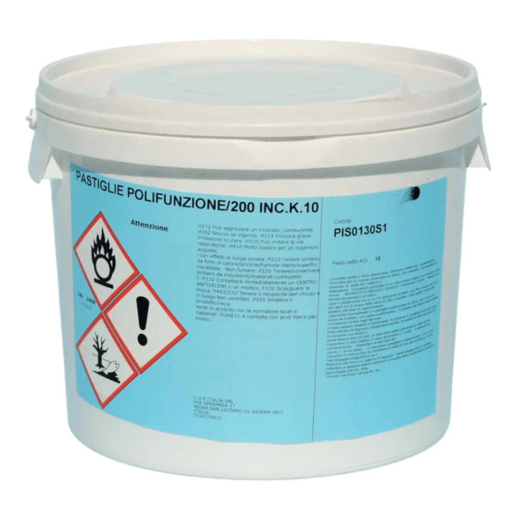Cloro Multifunzione in Pastiglie da 200 gr 5 kg BRENNTAG