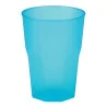 Bicchieri Ottagonali Turchese 270 cc 20 pz DT