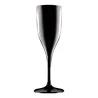 Calice Flute Infrangibile SAN Nero 150 cc GOLD PLAST
