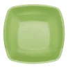 Piatti Fondi Square Verde Acido 12 pz GOLD PLAST