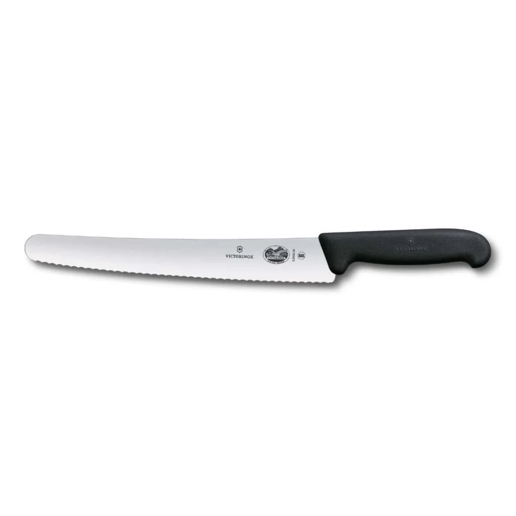 Coltello Pane e Pasticceria Fibrox Nero 26 cm VICTORINOX