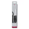 Set 3 Coltelli Cucina Swiss Classic Neri VICTORINOX