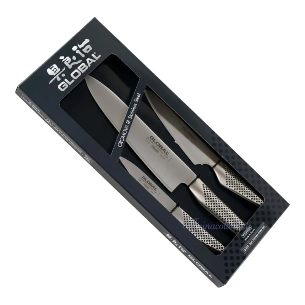 Set 3 Coltelli Giapponesi Serie G e GS GLOBAL