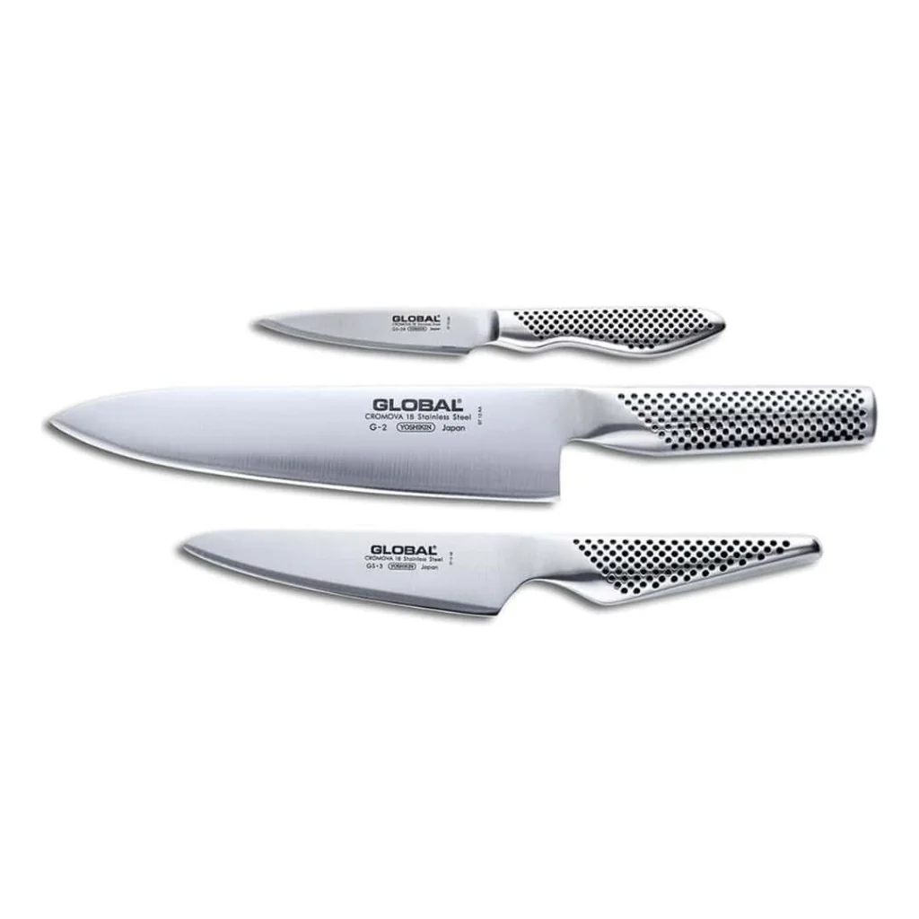 Set 3 Coltelli Giapponesi Serie G e GS GIBLORS