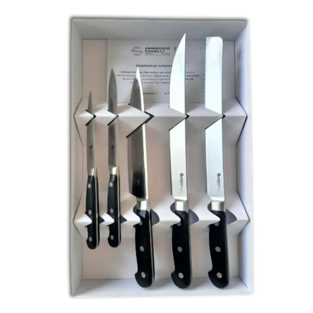 Set 5 Coltelli Maitre AMBROGIO SANELLI