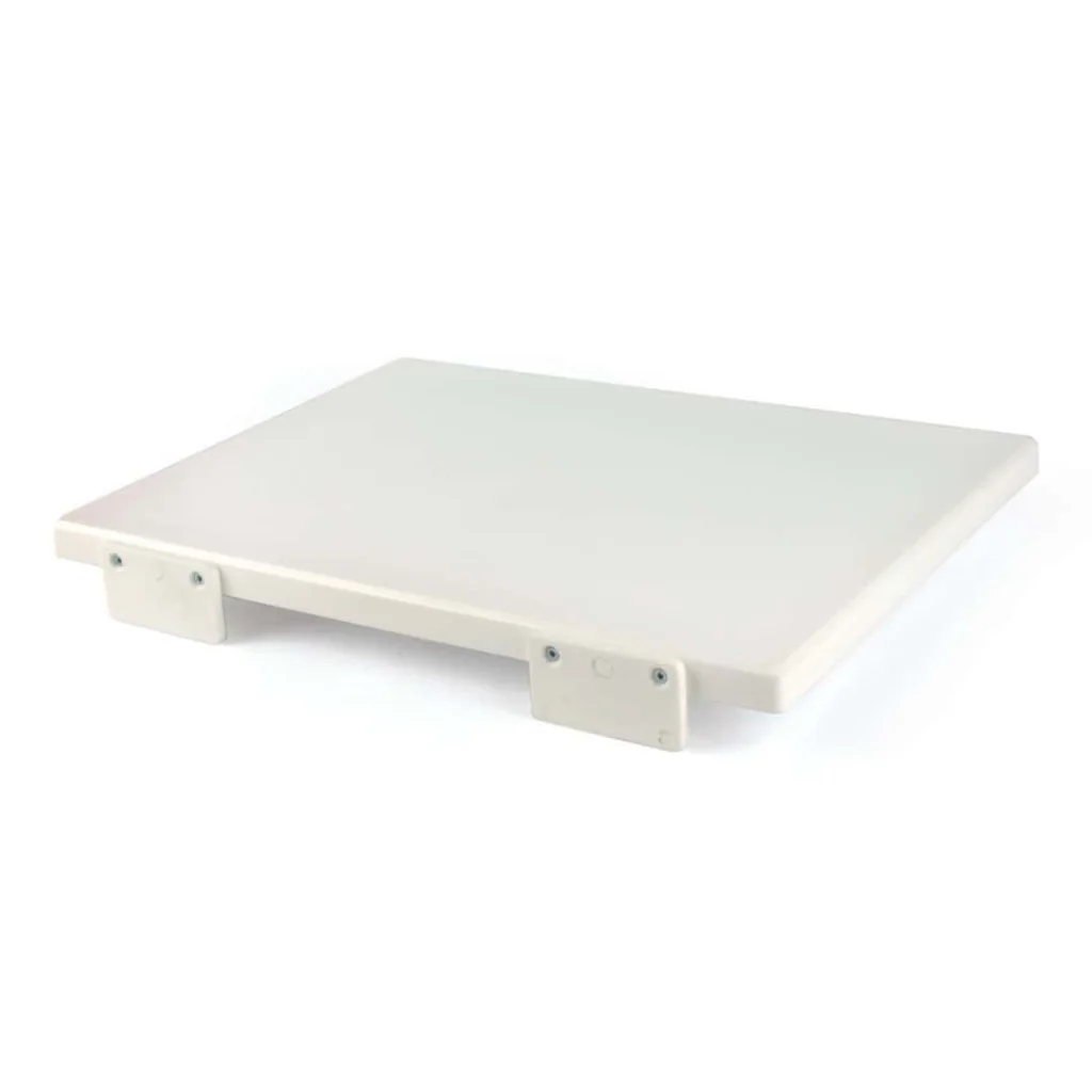 Tagliere Haccp Bianco con Fermi 50x30x2 cm MC