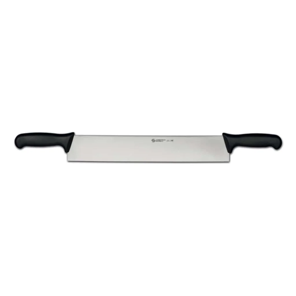 Coltello Formaggio 2 Manici Supra Nero 40 cm AMBROGIO SANELLI