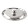 Coperchio Easy con Pomello Acciaio Inox Lucido ABERT