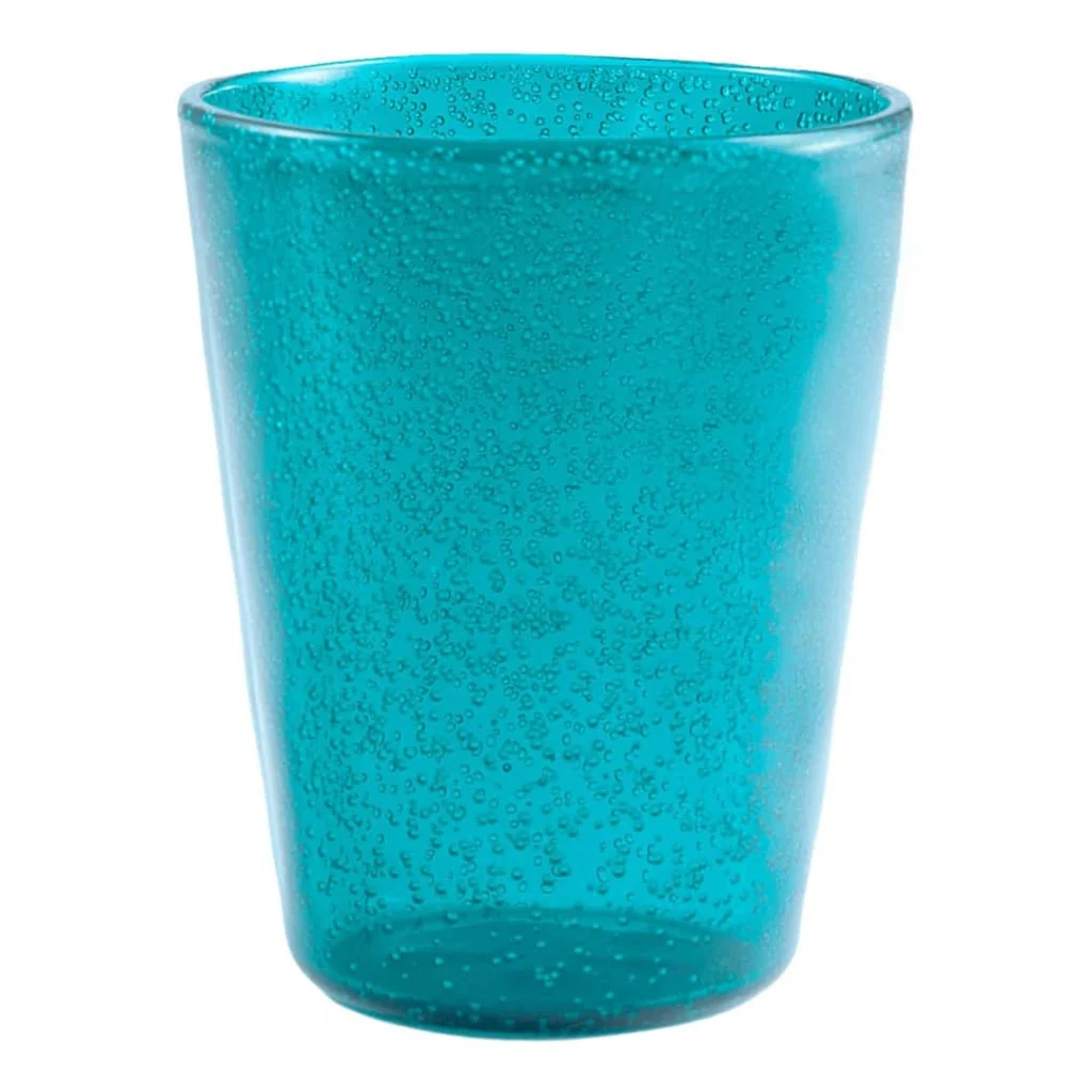 Set 4 Bicchieri Acqua Monochrome Turquoise 30 cl MEMENTO