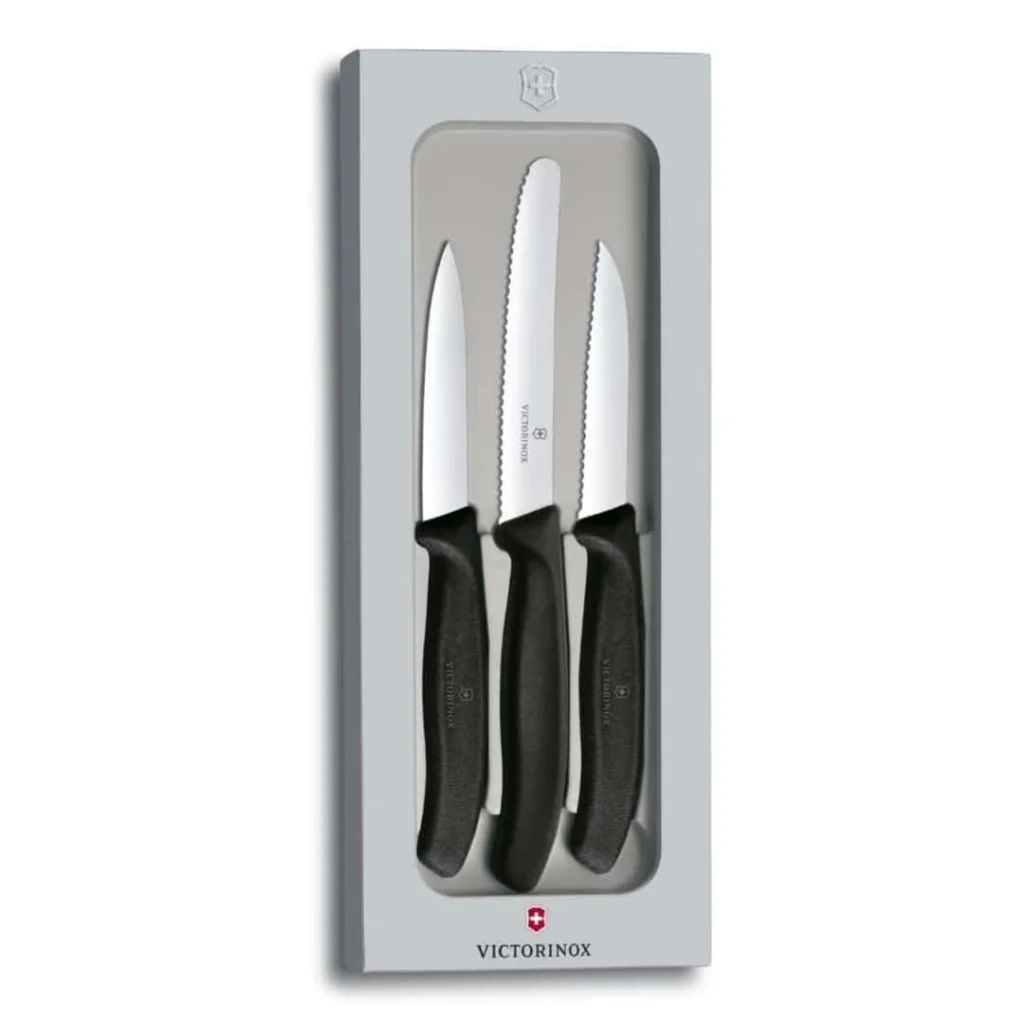 Set 3 Coltello da Tavola e Spelucchini VICTORINOX