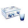 Set 6 Bicchieri Jade Blu 35 cl 