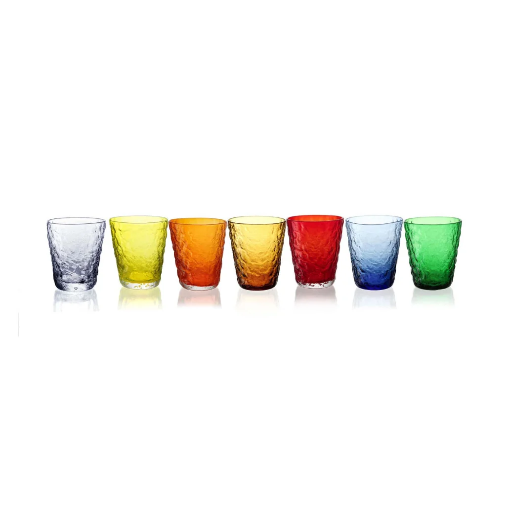 Set 6 Bicchieri Jade Blu 35 cl 