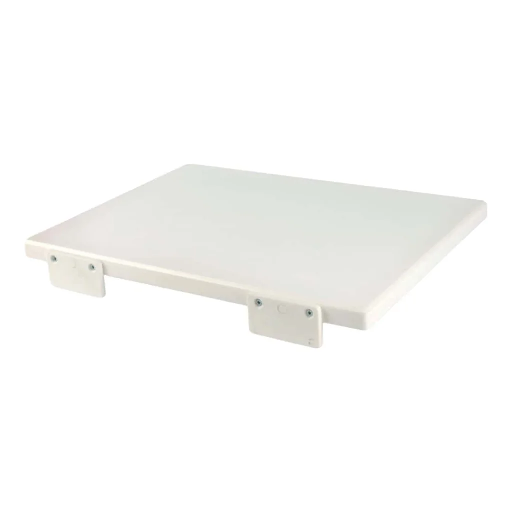 Tagliere Haccp Bianco con Fermi 40x30x2 cm MC