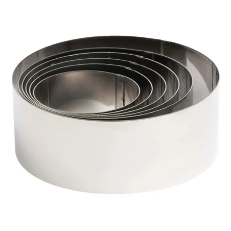 Set 6 Anelli Porzionatori Tondi Inox COMAS