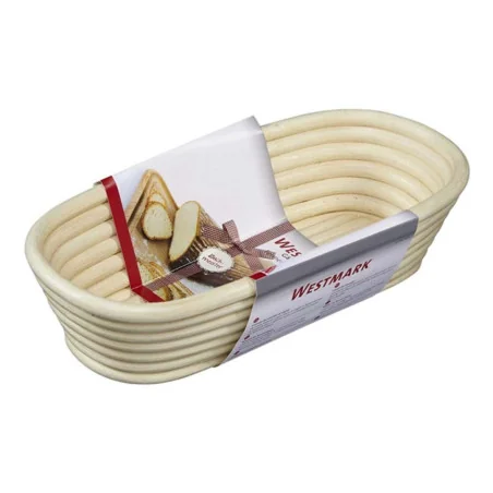 Cestino Lievitazione Ovale Vimini 27x14x7 cm WESTMARK