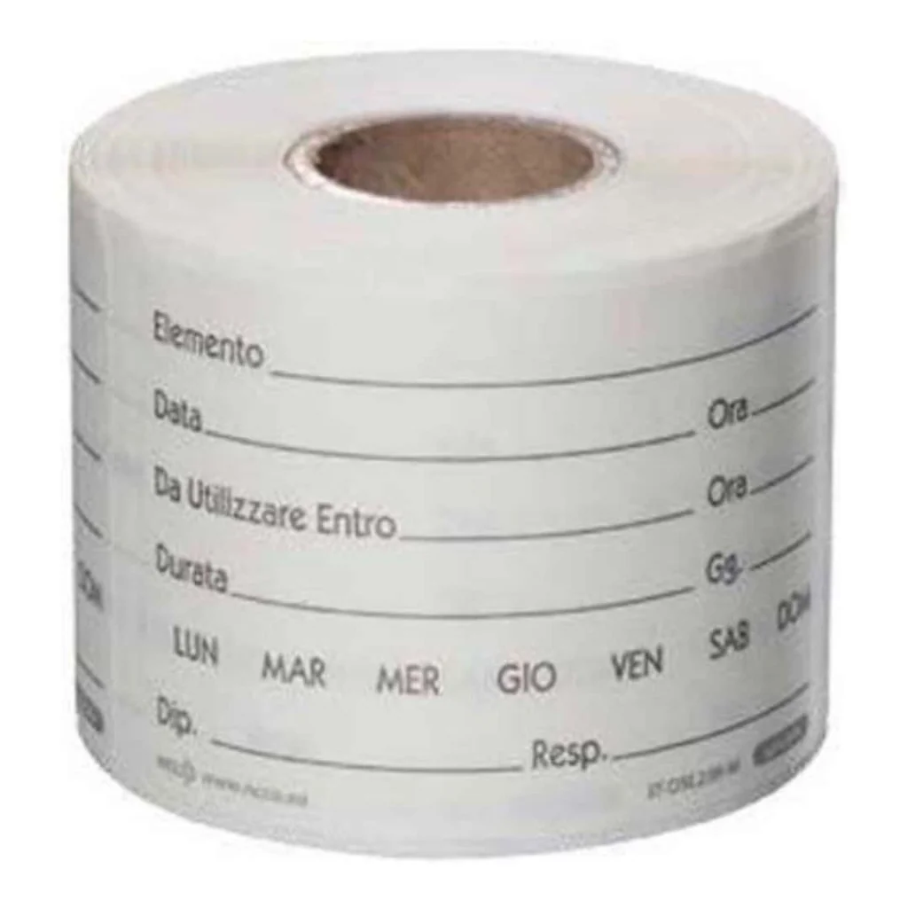 Etichetta Dissolvibile Alimenti 5x7,5 cm 250 pz MORINI