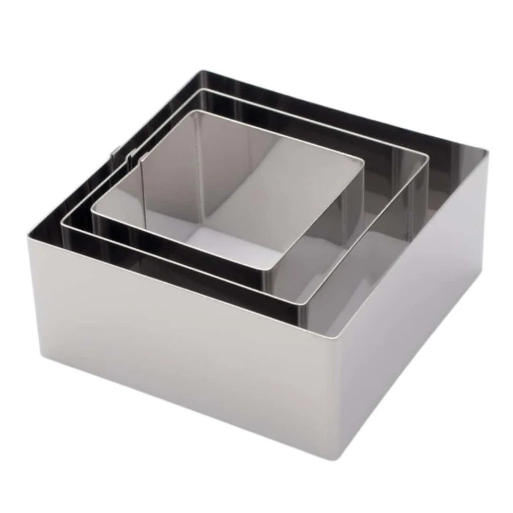Set 3 Coppa Pasta Quadrati 6-8-10 cm EVA COLLECTION