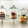 Patisserie Midi Portavivivande Martellato con Coperchio 11x19h