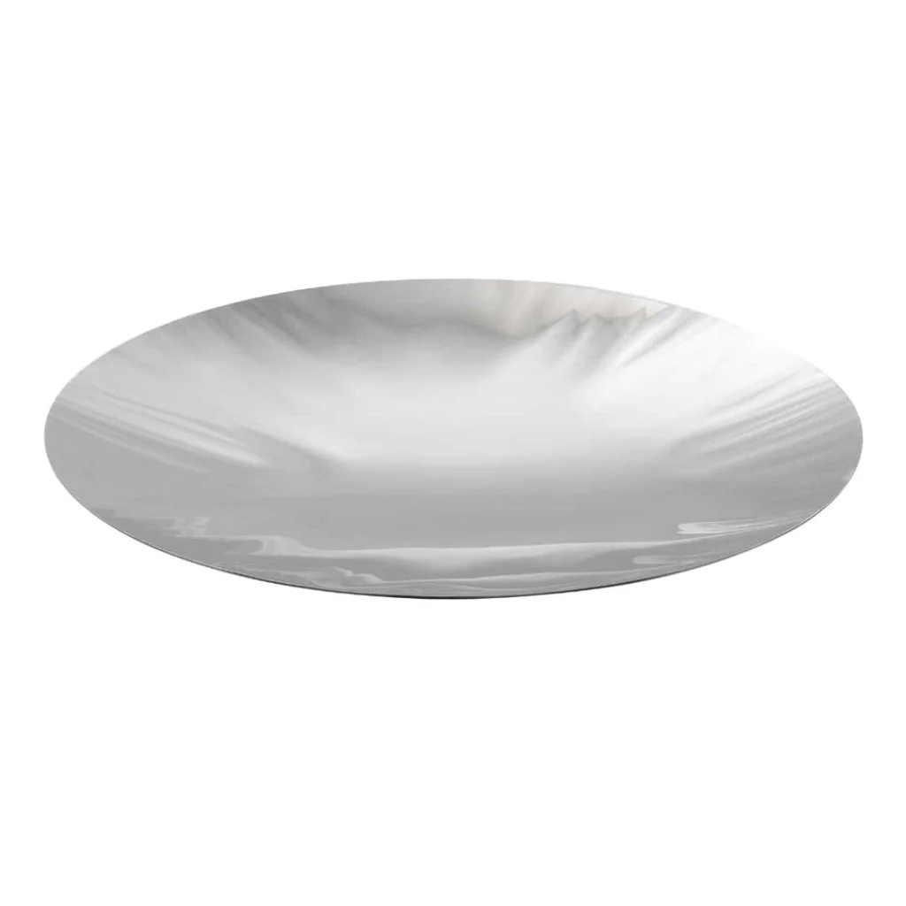 Piatto Tondo Imperfetto Acciaio ø 36 cm ABERT