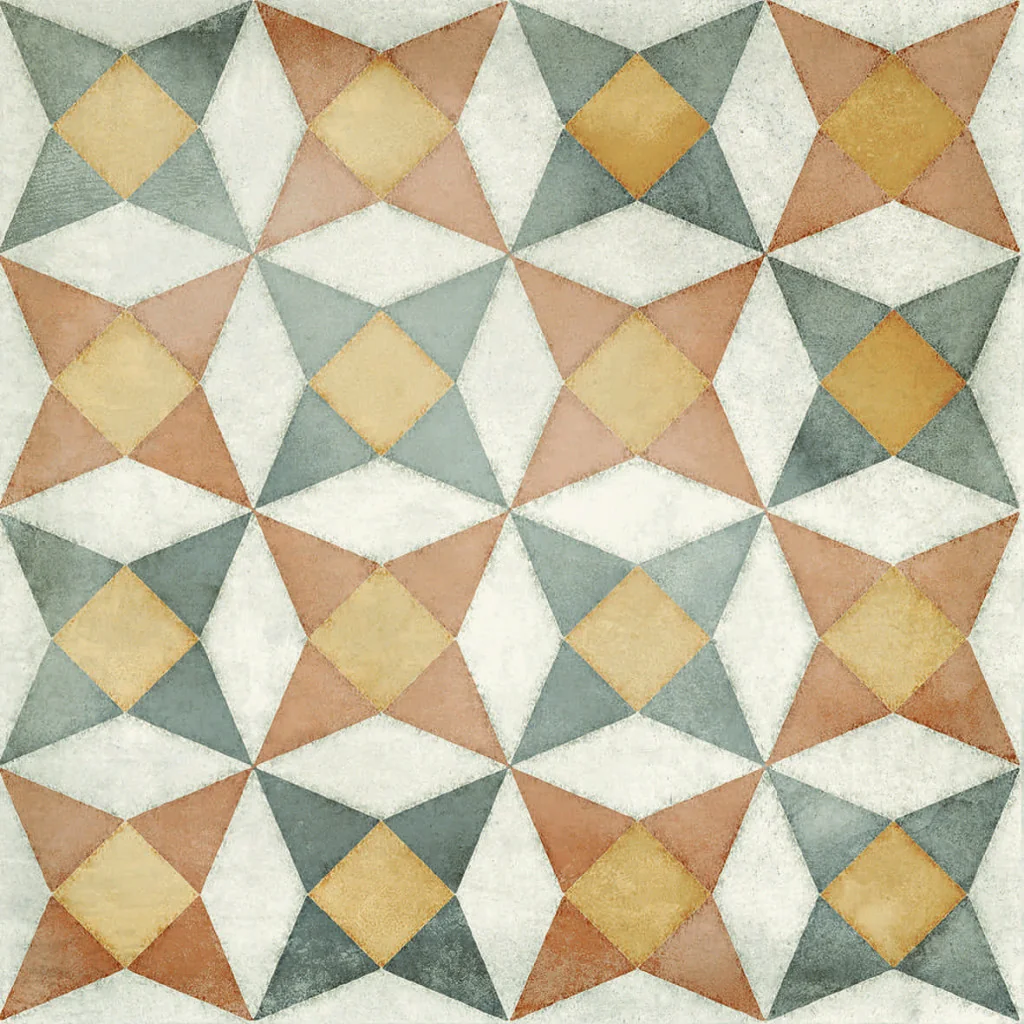 Gres Yellow Mix per Set Domino 20x20 cm ABERT