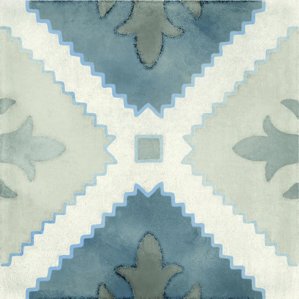 Gres Blue Mix per Set Domino 20x20 cm ABERT
