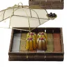 Set 2 Vassoi Quadrati con Campana 33x33 / 28x28 cm MEDRI