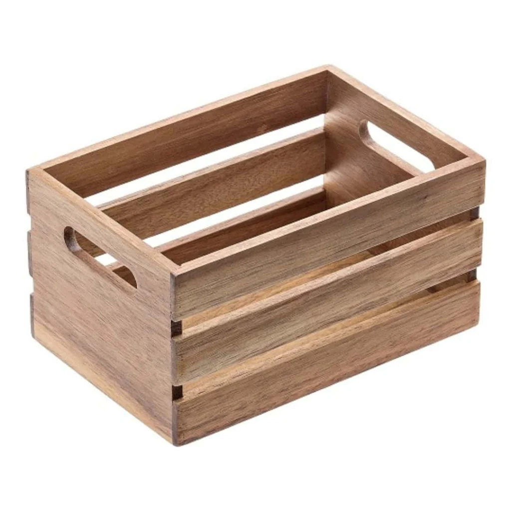 Cassettina Acacia Naturale 23x15,5x12 cm LEONE
