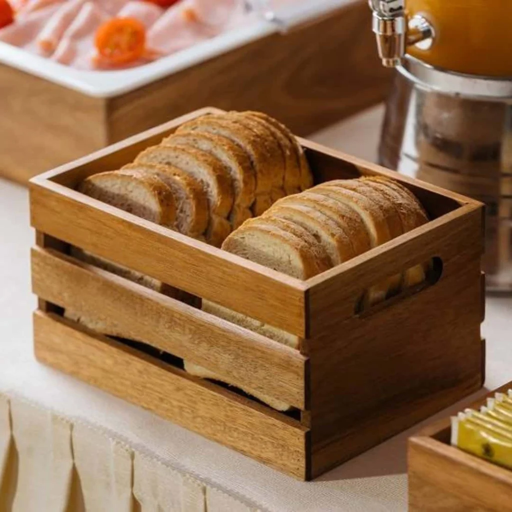 Cassettina Acacia Naturale 23x15,5x12 cm LEONE