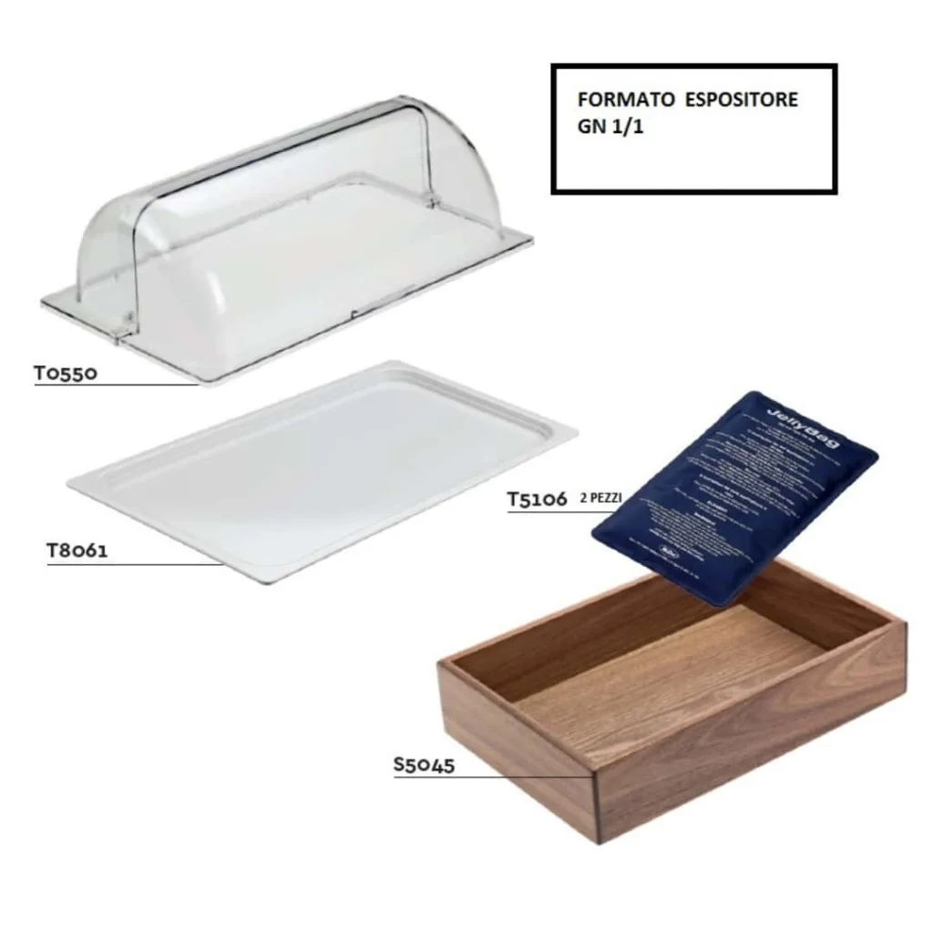Supporto Vassoio Ambra 1/1 Acacia LEONE