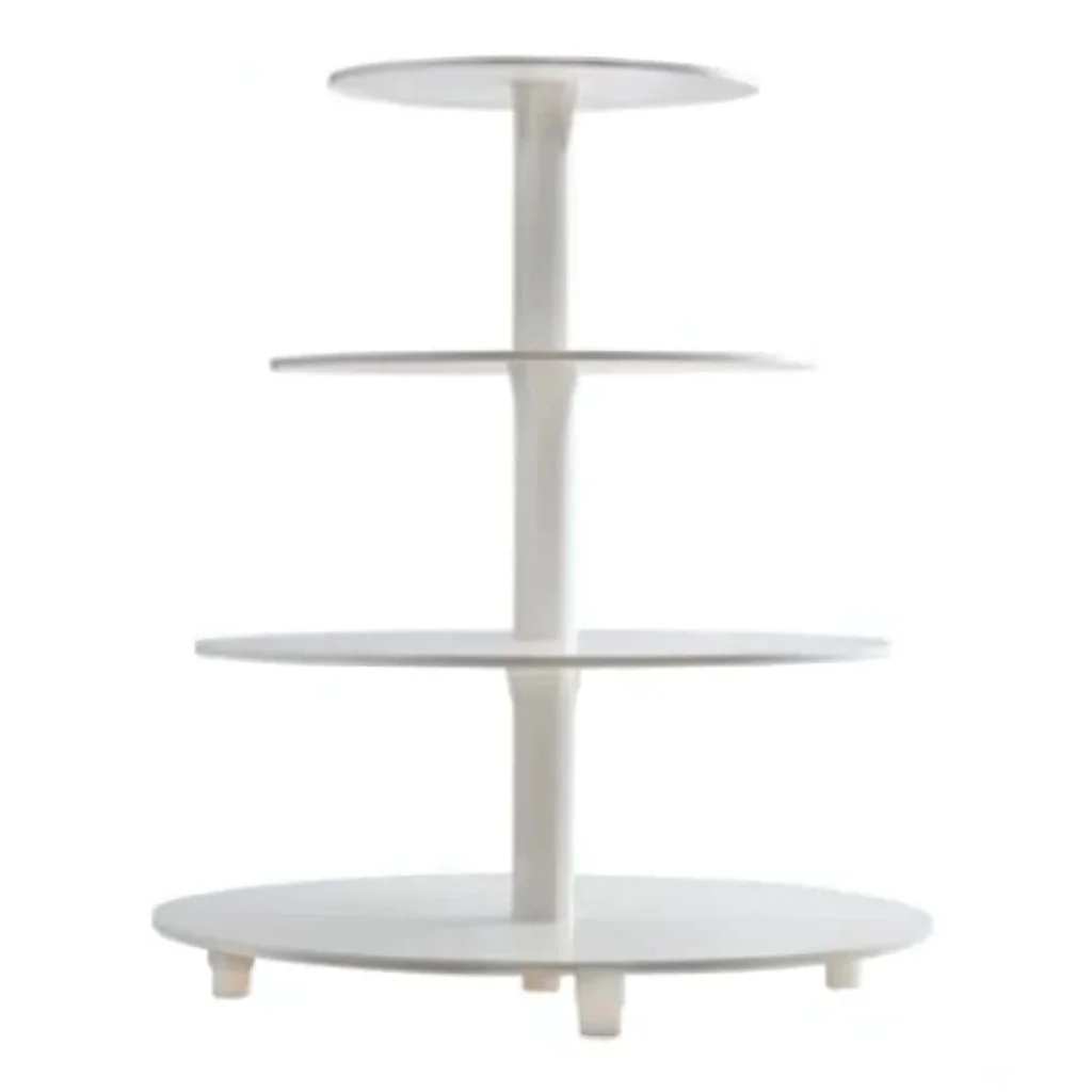 Alzata Buffet 4 Piani Bianca 34-30-25-20 cm MORINI