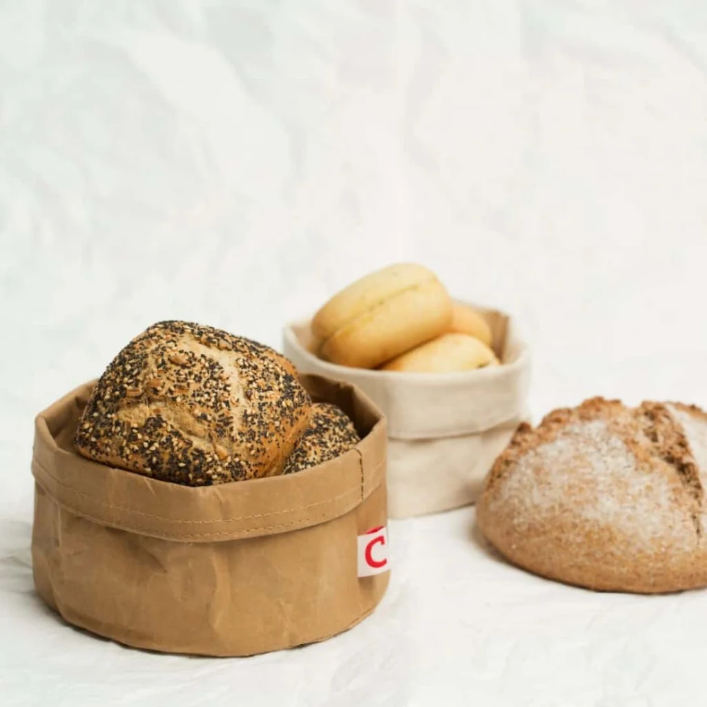 Cestino Portapane Marrone Kraft ø 20 cm COMAS