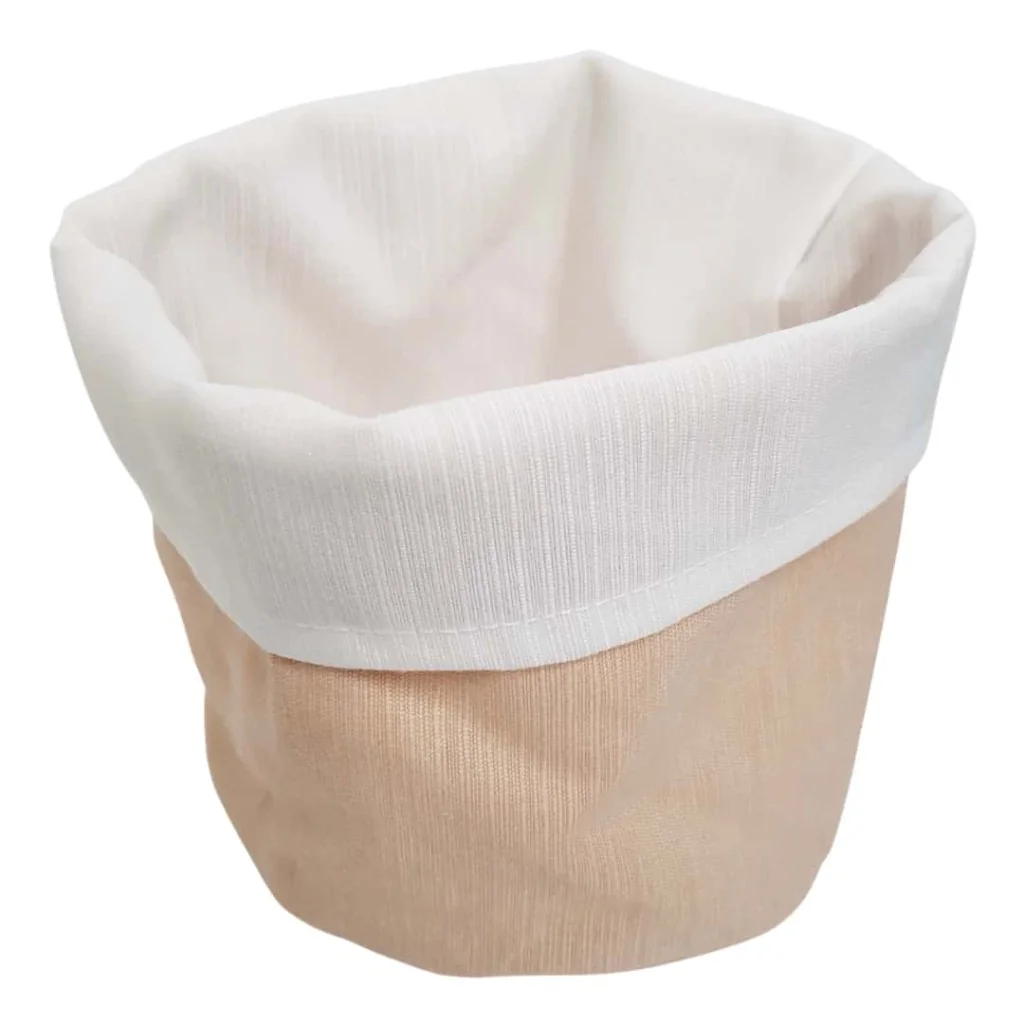 Cestino Portapane Aurora Beige/Bianco BOREAL