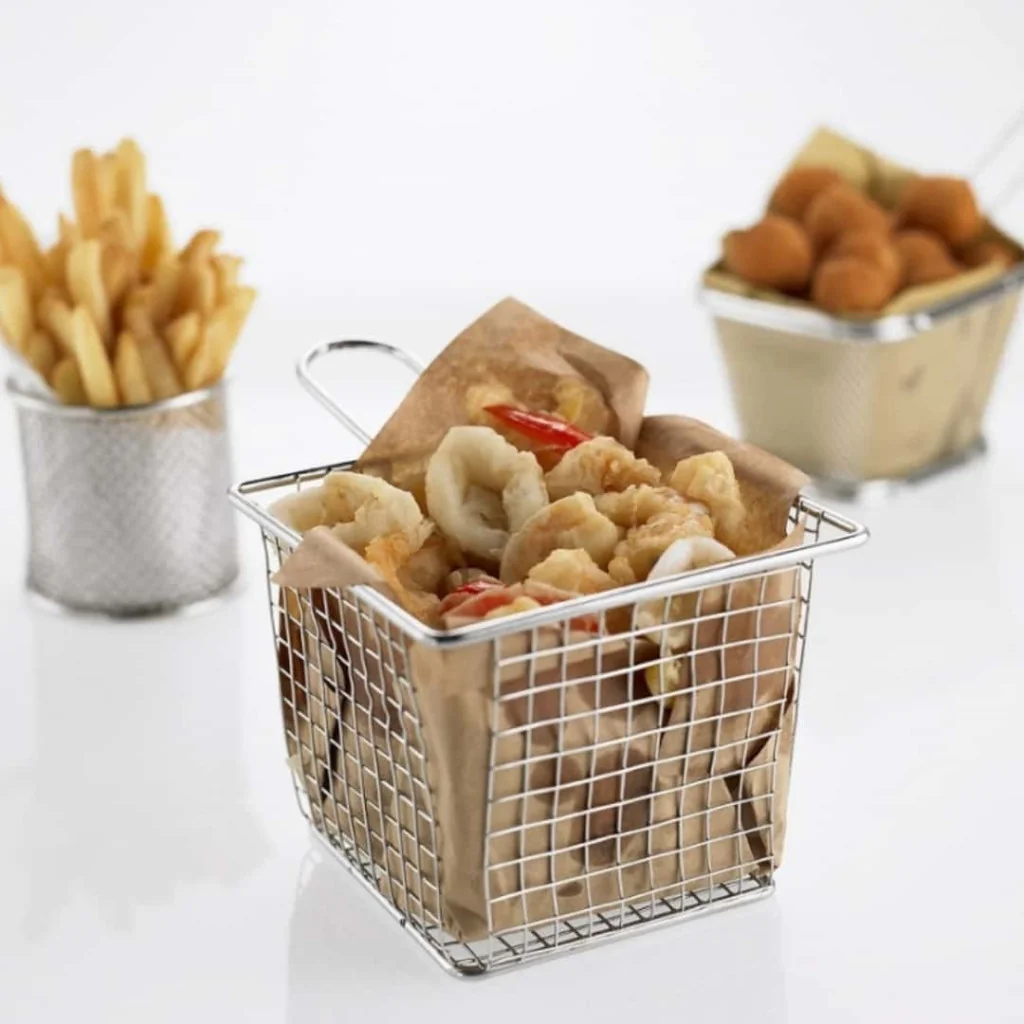 Cestello per Fritture in Acciaio LEONE