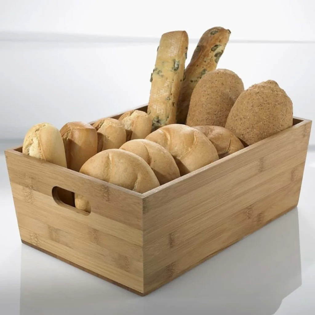 Cestino Pane Rettangolare Bamboo 30x20x11 cm LEONE