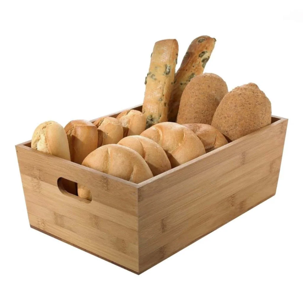 Cestino Pane Rettangolare Bamboo 20x15x9 cm LEONE