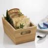 Cestino Pane Rettangolare Bamboo 15x10x7 cm LEONE