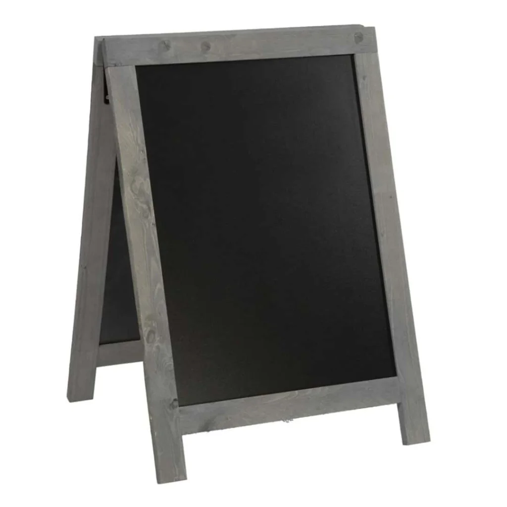 Lavagna Sandwich Bifacciale Grigia 85x54 cm SECURIT