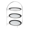 Alzata Piatti Cromata per Buffet 43 cm SAMBONET PADERNO