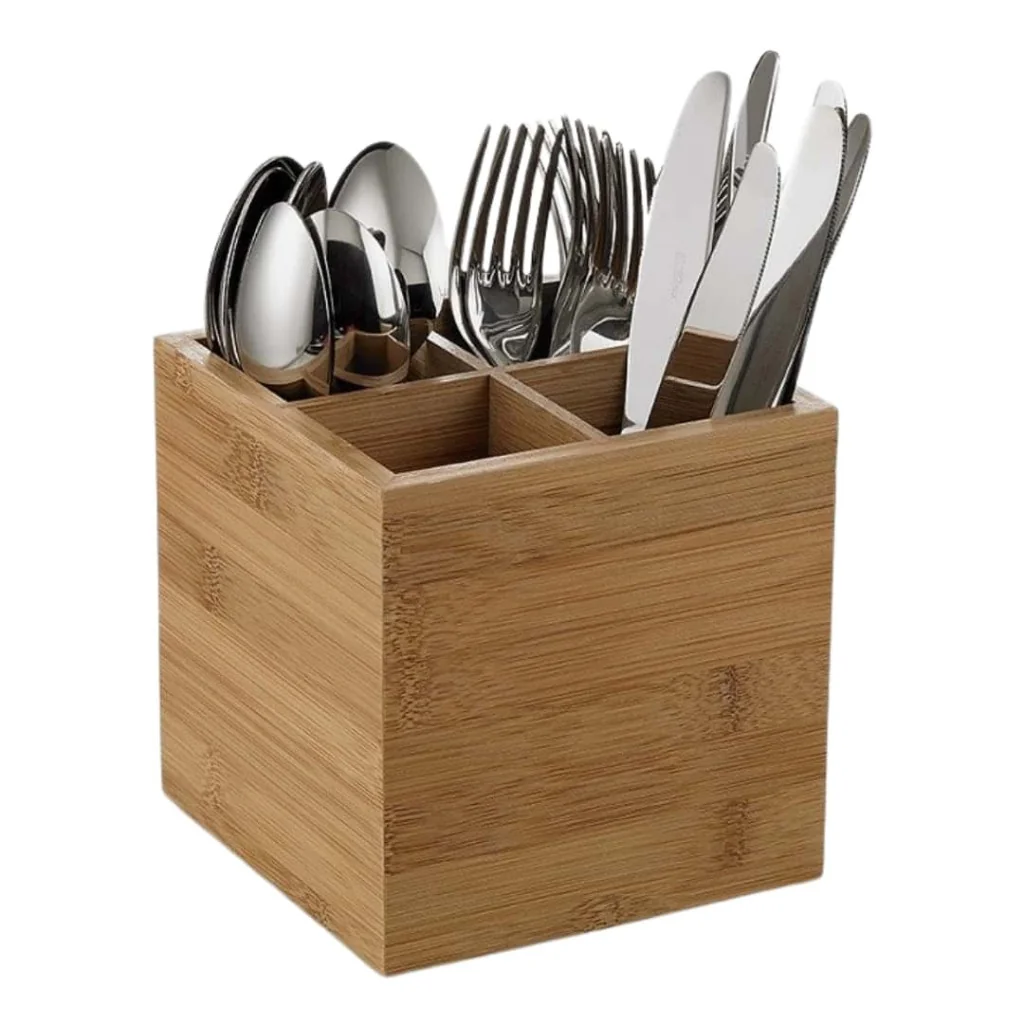 Portaposate Yulin Cubo Bamboo LEONE