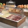 Set Espositore Buffet Completo Bamboo 1/1 53x32 cm LEONE