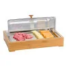 Vetrina Refrigerata Base Legno con Coperchio 30x45x21h cm MEDRI